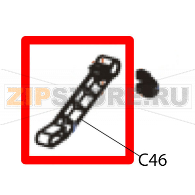 Label roll guide Godex EZ-6300 plus Label roll guide Godex EZ-6300 plusЗапчасть на деталировке под номером: C-46Название запчасти Godex на английском языке: Label roll guide EZ-6300 plus.