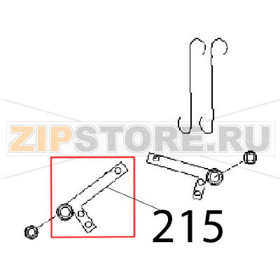 Leva sinistra Angelo Po KD130EAT Leva sinistra Angelo Po KD130EATЗапчасть на деталировке под номером: 215