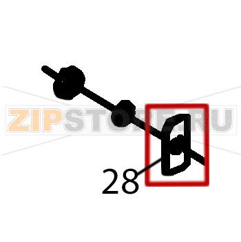 Arandela rectangular Fagor FI-200 Arandela rectangular Fagor FI-200Запчасть на деталировке под номером: 28Название запчасти Fagor на английском языке: Arandela rectangular FI-200.