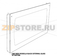 Line miss rossella black external glass Unox XFT 195