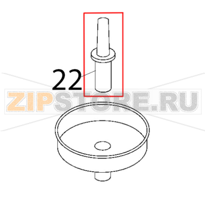 Pusher Fimar 12/TS Pusher Fimar 12/TSЗапчасть на деталировке под номером: 22