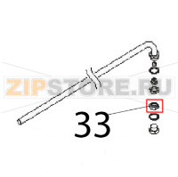 Lock nut 3/8'' Angelo Po FM1011E2