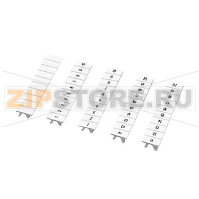 Маркировка 4.5 мм, 10 символов, белая CHIKU ZB 5 (H/11-20) 