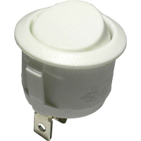 Переключатель клавишный 250 В/AC, 6 А, 1 x вкл/вкл TRU Components R13-112C W/W