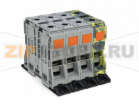 POWER CAGE CLAMP Трехфазный комплект; с сильноточными клеммами 185 мм; с крепежными фланцами; медь; 185 мм; POWER CAGE CLAMP; 185,00 mm; многоцветные Wago 285-1165