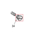 Cap, Brush Holder Almond Creme KitchenAid KSM103