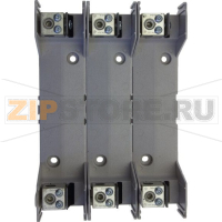 Держатель предохранителя, 600 A, AC 600 В, 375x135x289 мм Eaton 600 amp class R fuse 600V -3 po
