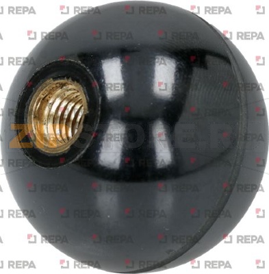 КРУГЛАЯ РУКОЯТКА Ø 35X32 ММ ШАГ M8 