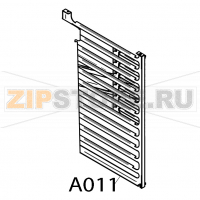 Left shelf rack for CONVOClean system Convotherm OES 6.10