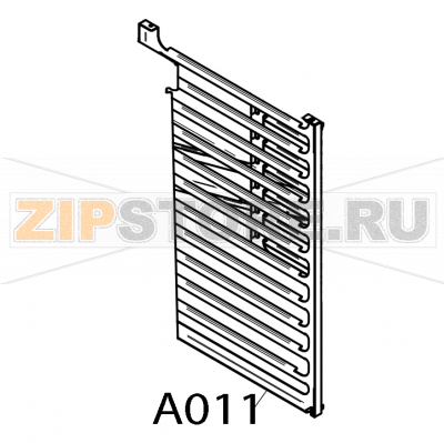 Left shelf rack for CONVOClean system Convotherm OES 6.10 Left shelf rack for CONVOClean system Convotherm OES 6.10Запчасть на деталировке под номером: A011