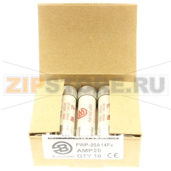 Предохранитель, 6 A, AC 700 В, 200 кА, 14x51 мм, aR, UL Eaton 6A 700V AC FERRULE FUSE 14x51 MM 