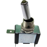 Тумблер автомобильный 12 В/DC, 20 А, 1 x выкл/вкл, желтый TRU Components TC-R13-404-SQ