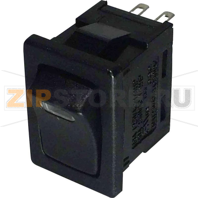 Переключатель клавишный 12 В/DC, 250 В/AC, 6 А, 1 x выкл/вкл TRU Components TC-R13-66L-02 