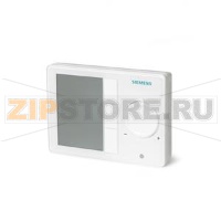 RDG100T/H - Комнатный термостат, AC 230 В, для фанкойлов и универсальных приложений, 7-дневный таймер, горизонтальное исполнение Siemens RDG100T/H