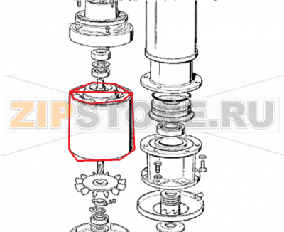 Statoreinheit Scotsman MF 56  Statoreinheit Scotsman MF 56Запчасть на 