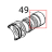 Anello distanziere Scotsman MAR 301 SPLIT