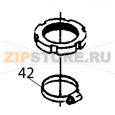 Worm clamp 40-60 Fagor ECO-120 Worm clamp 40-60 Fagor ECO-120Запчасть на деталировке под номером: 42Название запчасти Fagor на английском языке: Worm clamp 40-60 ECO-120.
