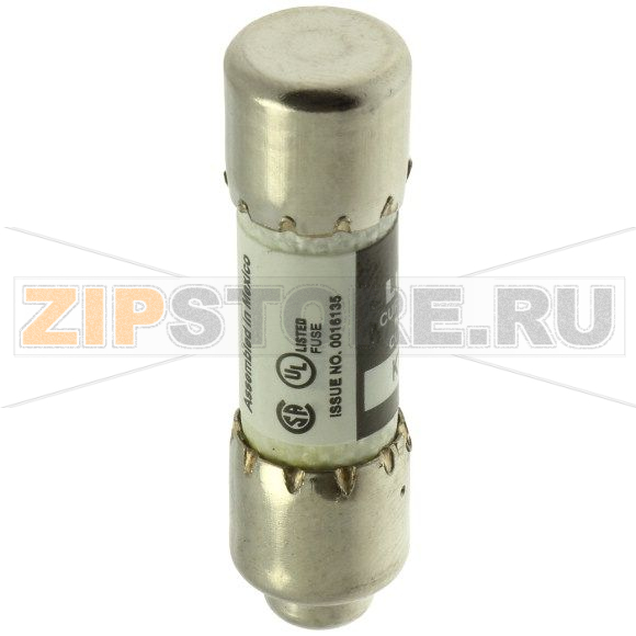 Предохранитель, 2 A, AC 600 В, 200 кА, 10x38 мм, CC, UL, быстродействующий Eaton CLASS CC FAST AC 