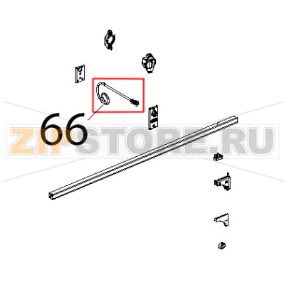 Microinterruttore porta magnetico Unox XBC 804 Microinterruttore porta magnetico Unox XBC 804Запчасть на деталировке под номером: 66