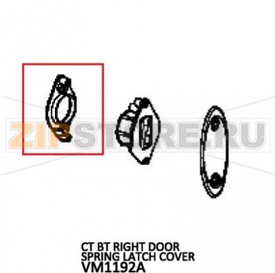 Ct Bt right door spring latch cover Unox XV 893 Ct Bt right door spring latch cover Unox XV 893Запчасть на деталировке под номером: 109Название запчасти на английском языке: Ct Bt right door spring latch cover Unox XV 893