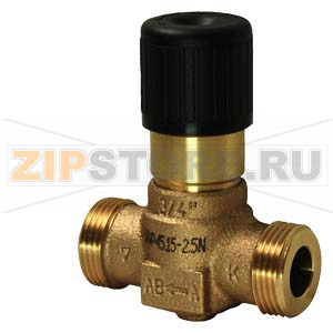 VVP45.15-2.5N - 2-ходовой седельный клапан, внешняя резьба, PN16, DN15, kvs 2.5 Siemens VVP45.15-2.5N 
