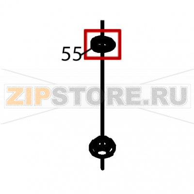 Arandela abanico A-6 Fagor ECO-200 Arandela abanico A-6 Fagor ECO-200Запчасть на деталировке под номером: 55Название запчасти Fagor на английском языке: Arandela abanico A-6 ECO-200.