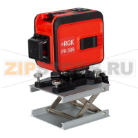 Комплект: уровень лазерный PR-38R, штанга-упор CG-2 RGK 778794
