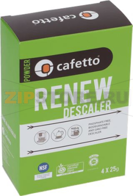 DESCALER CAFETTO RENEW 4x25 g 