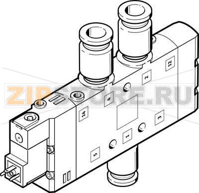 Распределитель с электроуправлением Festo CPE24-M3H-5L-QS-10 