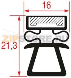 GUARNIZIONE AD INCASTRO 385x195 mm 