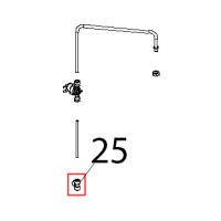 Raccordo intermedio "T" tubo, Ø: 8 Unox XBC 604P