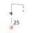 Raccordo intermedio "T" tubo, Ø: 8 Unox XBC 604P