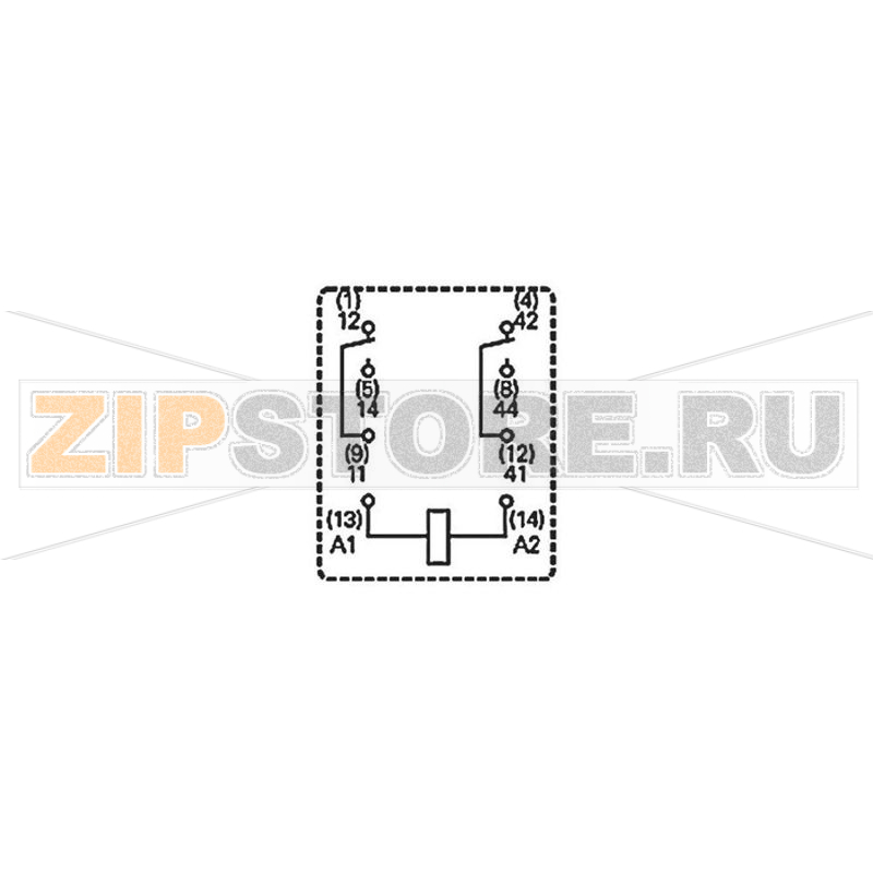 Реле электромагнитное 230 В/AC, 12 А, 1 шт TE Connectivity 5-1419111-1 