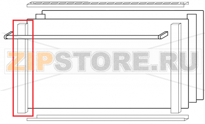 Left door girder Garbin 44 PX UMI   Left door girder Garbin 44 PX UMIЗапчасть на сборочном чертеже под номером: TRA044