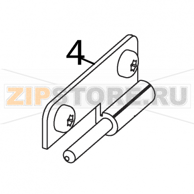 Hinge kit Intermec PX6i Hinge kit Intermec PX6iЗапчасть на деталировке под номером: 4Название запчасти на английском языке: Hinge kit Intermec PX6i.