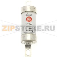 Предохранитель, 10 A, AC 660 В, DC 460 В, 80 кА, BS88/A2, 22x86 мм, gL/gG, BS Eaton 10A 660V AC/