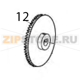 Bevel gear ribbon take up Zebra S600 Bevel gear ribbon take up Zebra S600Запчасть на деталировке под номером: 12