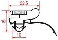 GUARNIZIONE AD INCASTRO 1650x585 mm