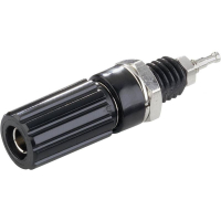 Зажим полюсной 10 А, черный, 1 шт TRU Components 1587900