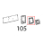 Supporto ventola raffreddamento c Unox XBC 615EG