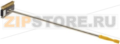 СДВОЕННАЯ ИЗ НЕРЖАВЕЮЩЕЙ СТАЛИ/ЛАТУНИ ЩЕТКА 21X10.5 СМ 