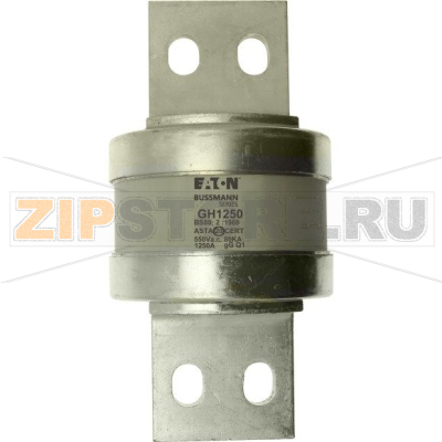 Предохранитель, 1250 A, AC 550 В, 80 кА, BS88, gL/gG, BS Eaton 1250AMP 550V AC INDUSTRIAL FUSE 