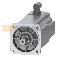 SIMOTICS S-1FK2 CT Серводвигатель М0 = 12 Нм; ПН = 2,85 кВт при нн = 3000 оборотов в минуту (380-480); ПН = 1,72 кВт при нн = 1500 оборотов в минуту (200-240 В); С удерживающим тормозом; Степень защиты IP65; Цилиндрический вал D24x50 мм; Абсолютный датчик