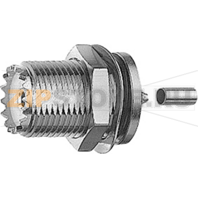 Разъем UHF, 50 Ом, 1 шт Telegärtner J01041A0004 