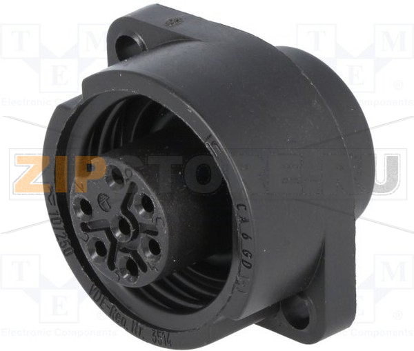 Разъем круглый, от -40 до +90°C, IP67 Hirschmann CA 6 GD 