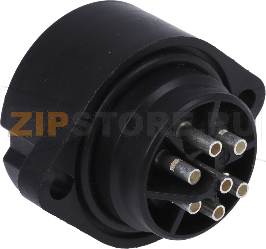 Разъем круглый, от -40 до +90°C, IP67 Hirschmann CA 6 GD 