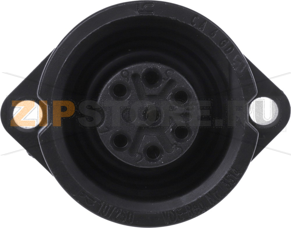 Разъем круглый, от -40 до +90°C, IP67 Hirschmann CA 6 GD 