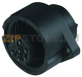 Разъем круглый, от -40 до +90°C, IP67 Hirschmann CA 6 GD 