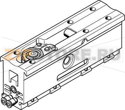 Модуль промежуточной позиции Festo DADM-DGC-32-A 