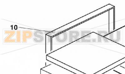 3008030 - Back panel washing Angelo Po C165D 